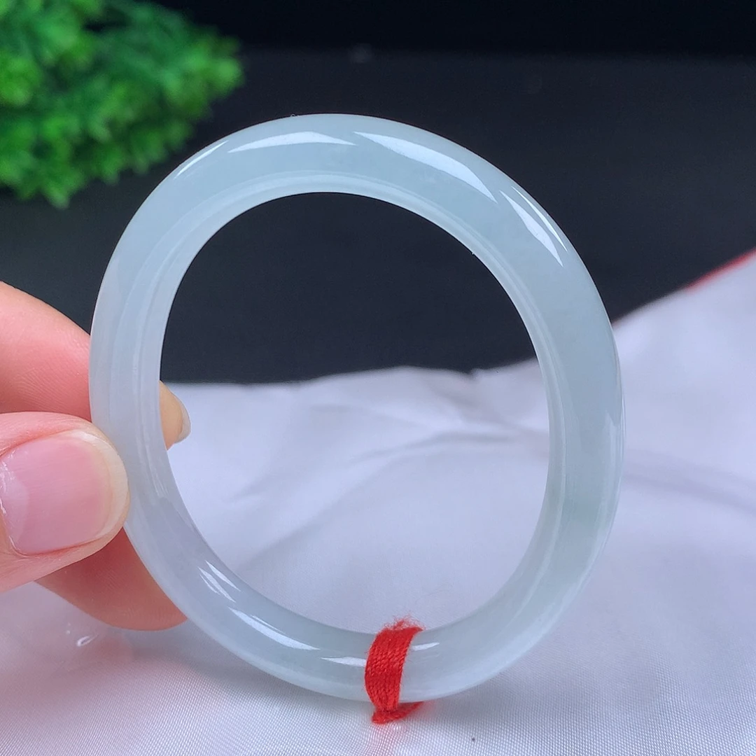 翡翠未镶嵌手镯52贵妃686003