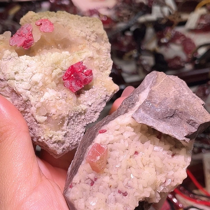 彩***檬天然辰砂朱砂标本