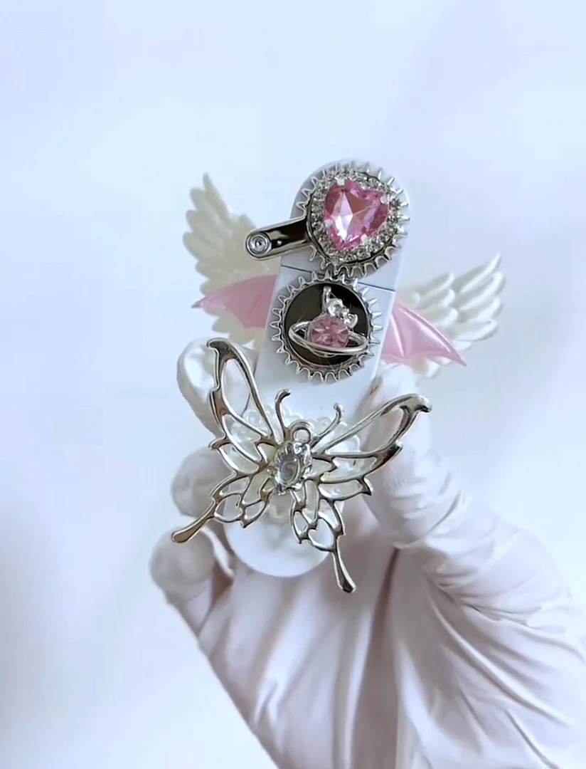 【现货实拍】告白 原创手作打火机循环充气地雷系粉色礼物推荐