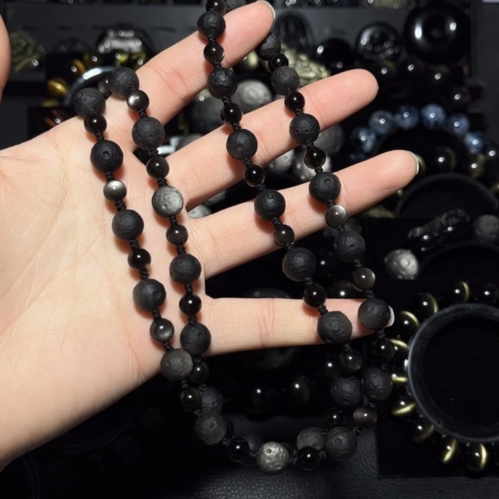 d***n黑曜岩未镶嵌珠宝奇石