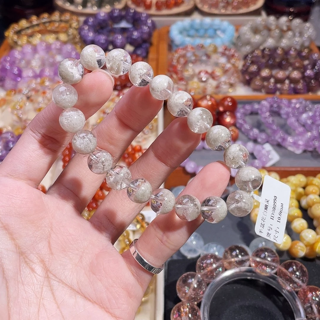 手链未镶嵌水晶半盆花白幽灵10