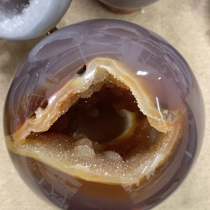 未镶嵌紫晶珠宝半成品