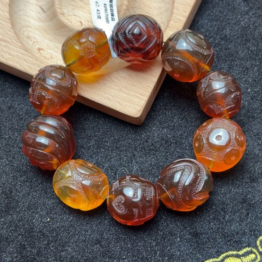 琥珀未镶嵌珠宝奇石20-24mm