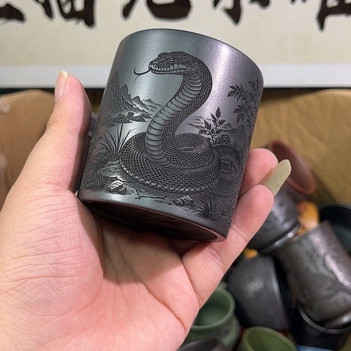 茶杯紫砂全手工紫砂主人杯