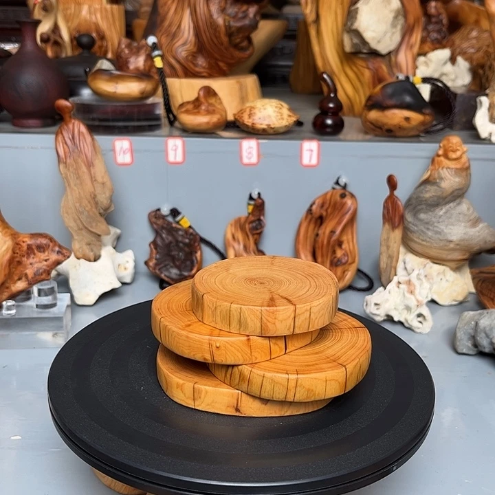 柏木（崖柏）崖柏垫子底座杯垫四个