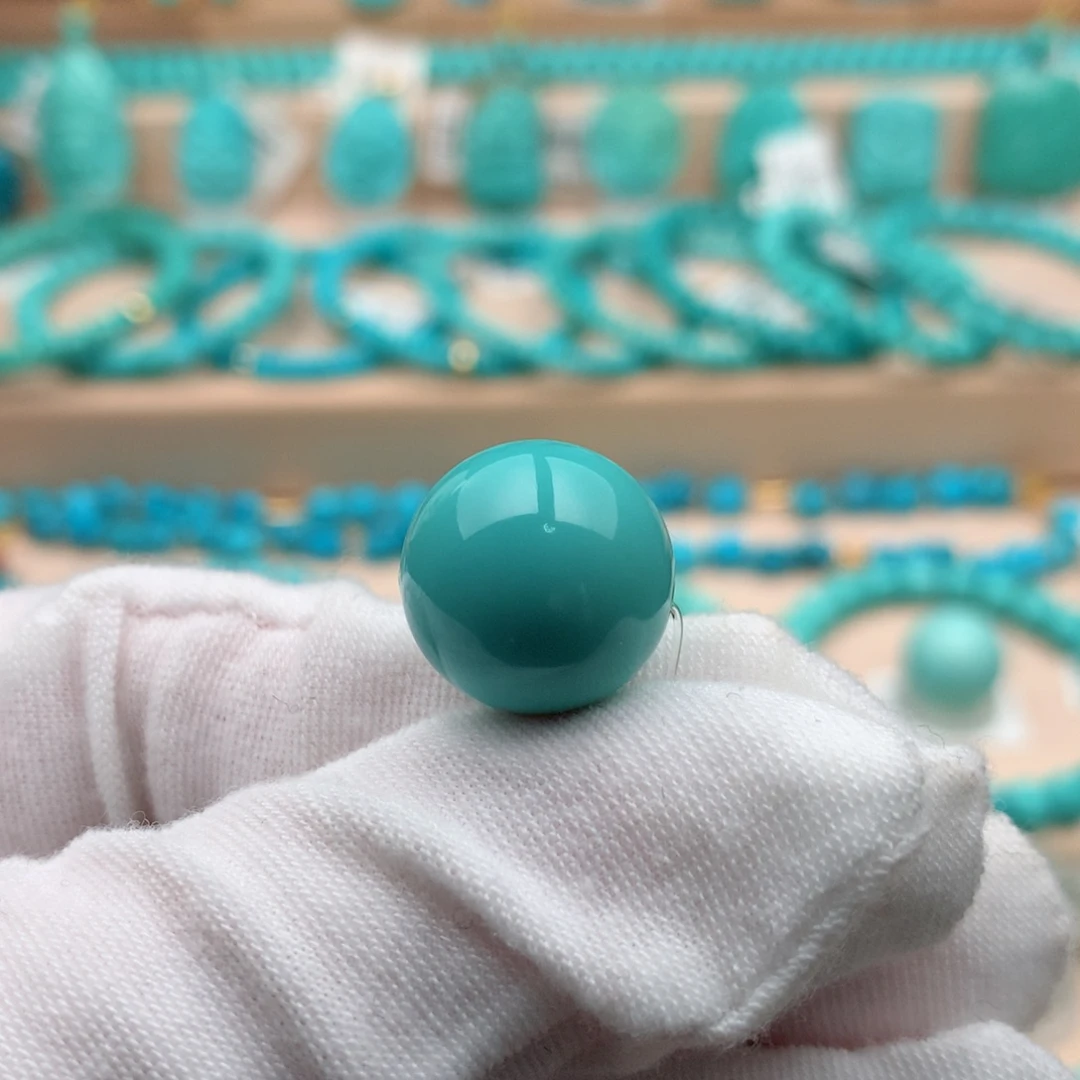 绿松石未镶嵌珠宝奇石15mm