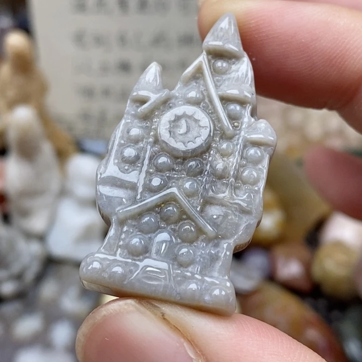 硅化珊瑚（珊瑚玉）未镶嵌颈饰