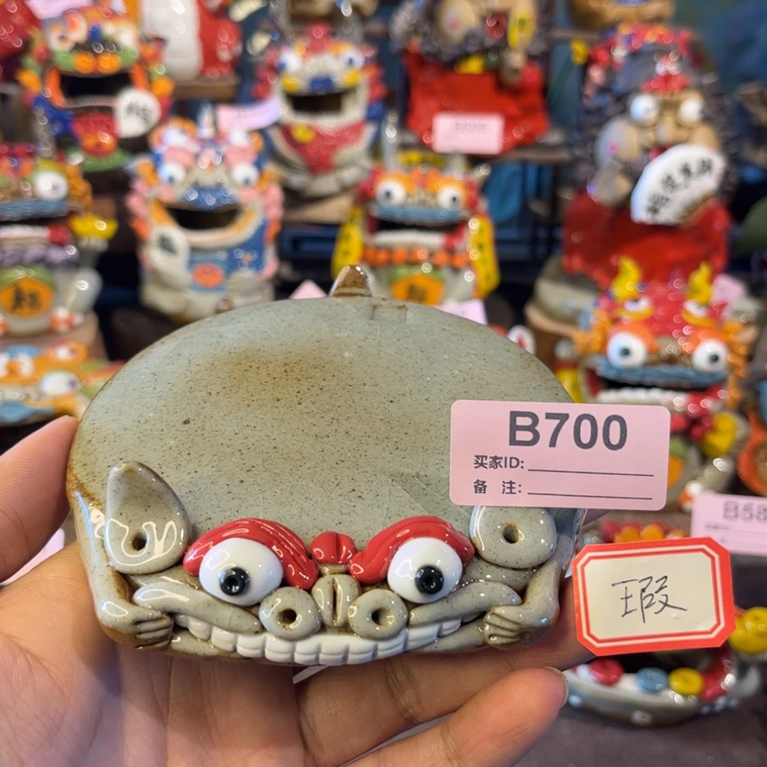 泥塑纯手工茶宠摆件