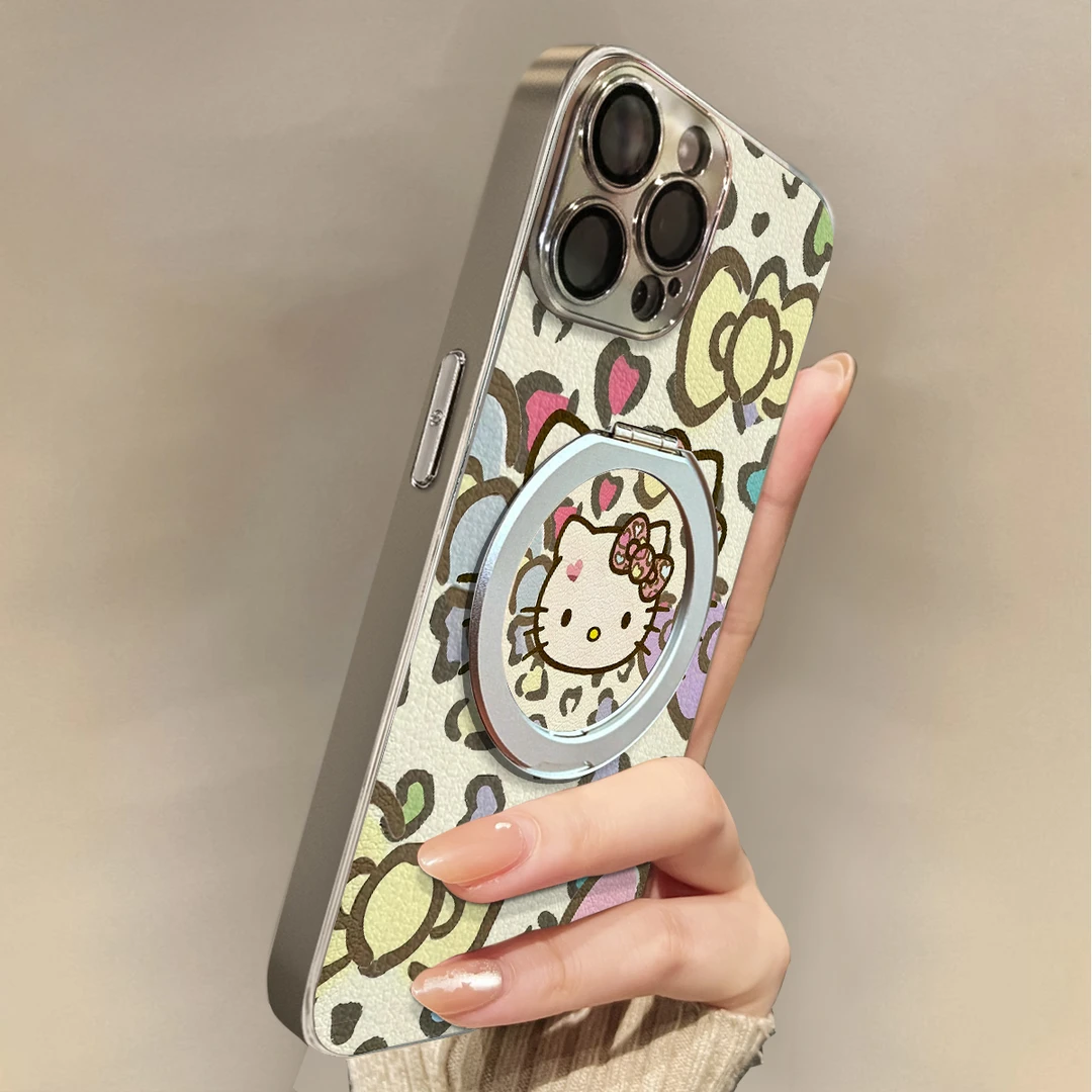 适用苹果17promax手机壳爱心猫iphone16pro全包防摔15外壳高级感