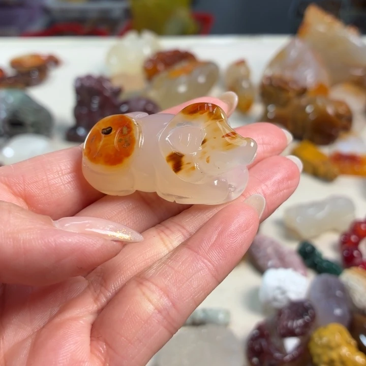 玛瑙/玉髓未镶嵌吊坠(不含链)