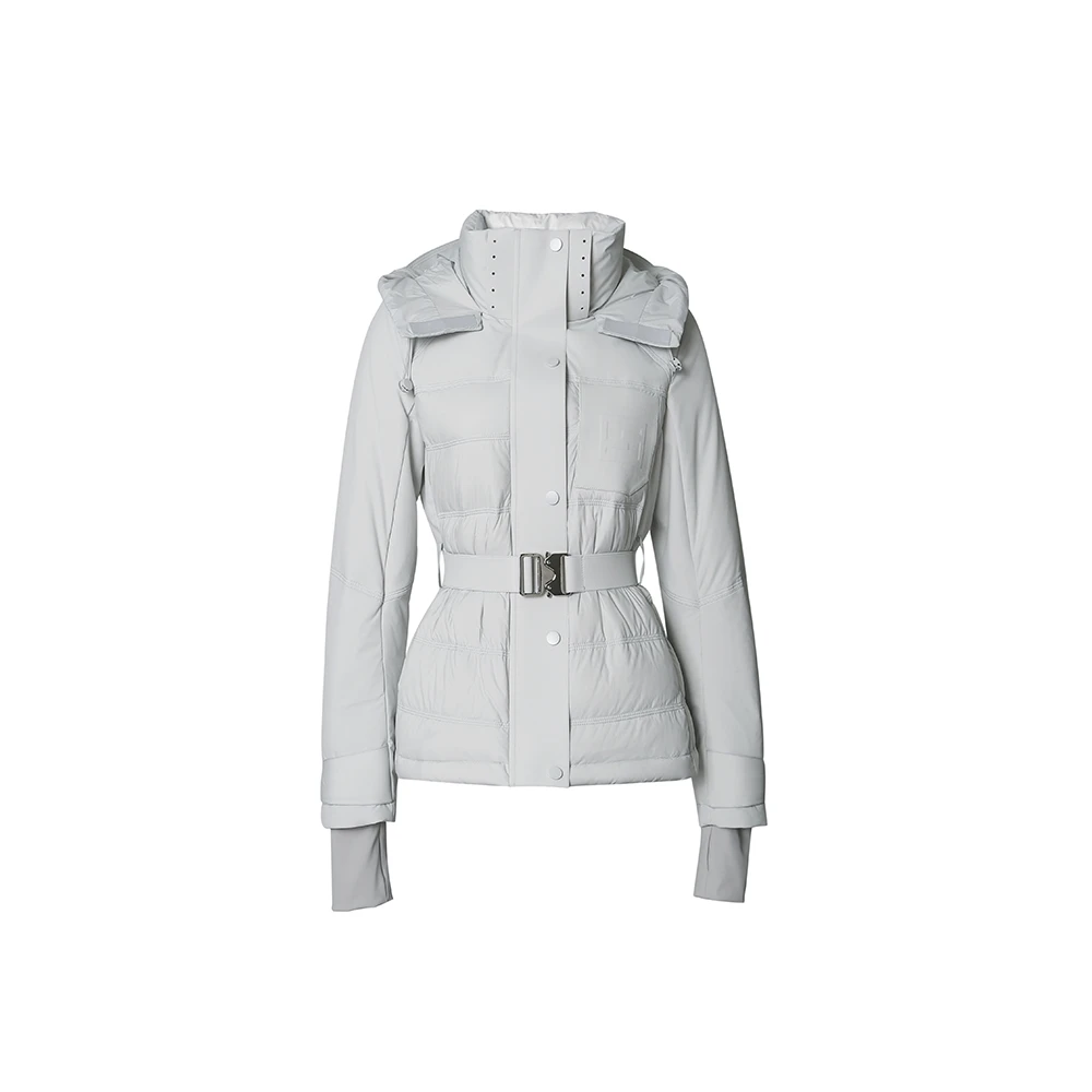 芬*商城同款 短款连帽保暖鹅绒羽绒服夹克外套33181