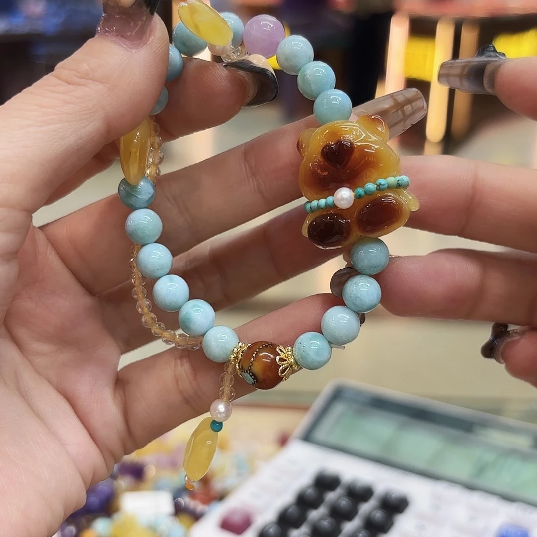 琥珀手链未镶嵌琥珀