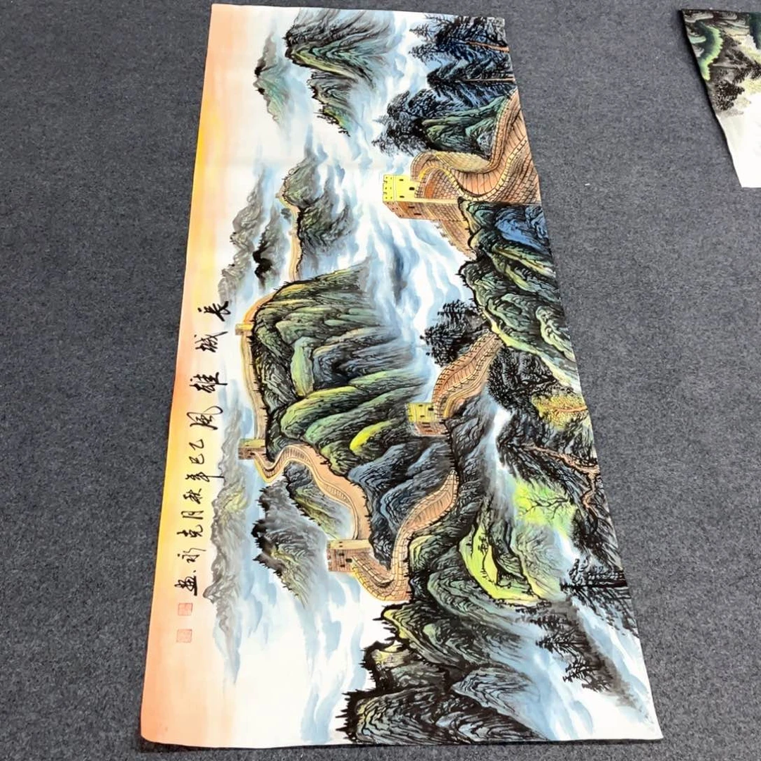国画国画作品老师手绘