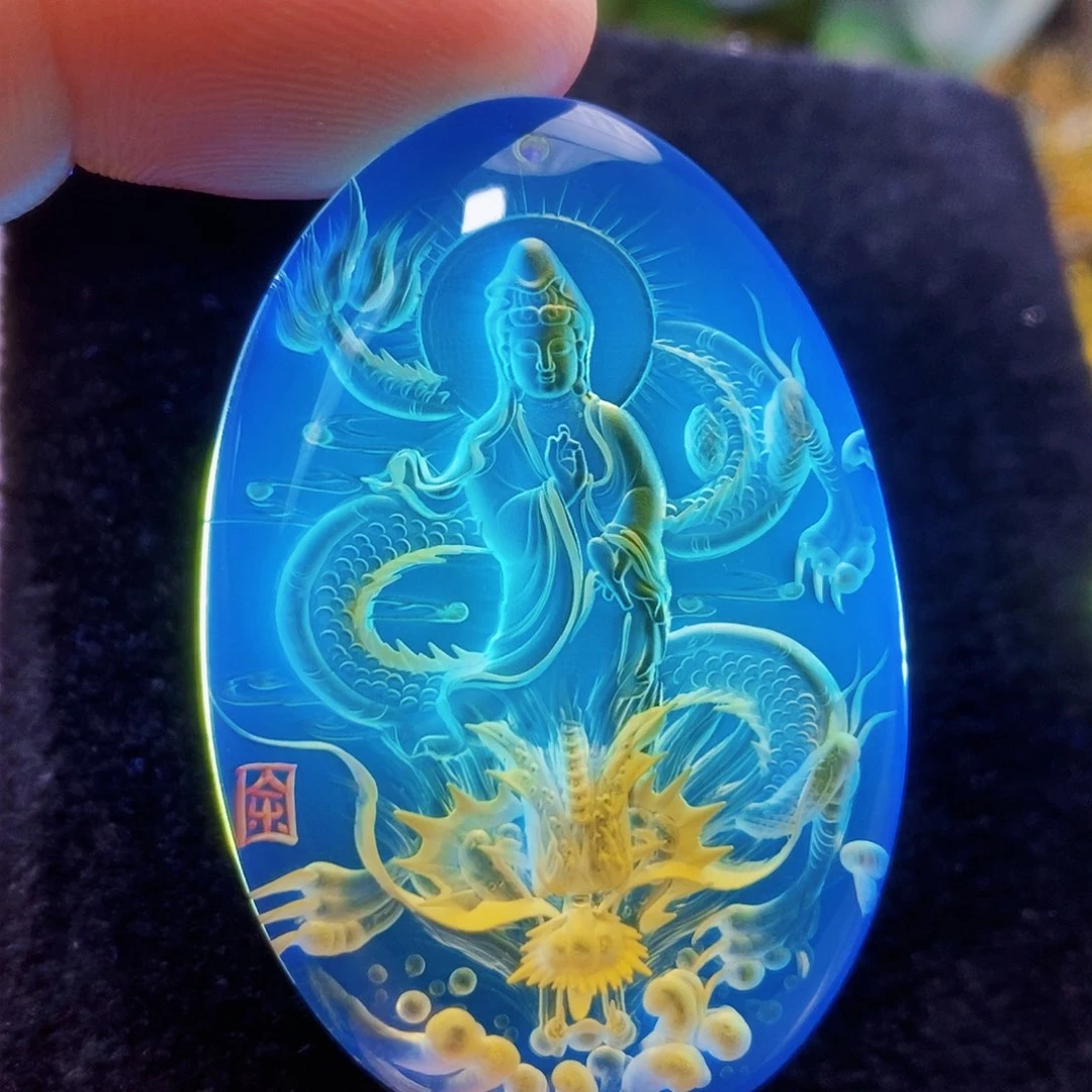 【闪购商品】蓝珀吊坠(不含链)未镶嵌