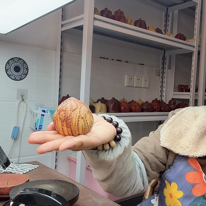 段泥茶案大核桃茶宠
