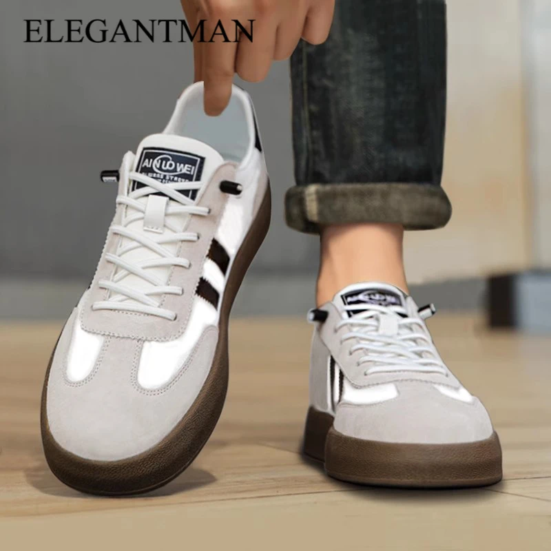 男鞋夏季透气薄款2025新款爆款布鞋阿甘板鞋夏款潮鞋子德训鞋男款