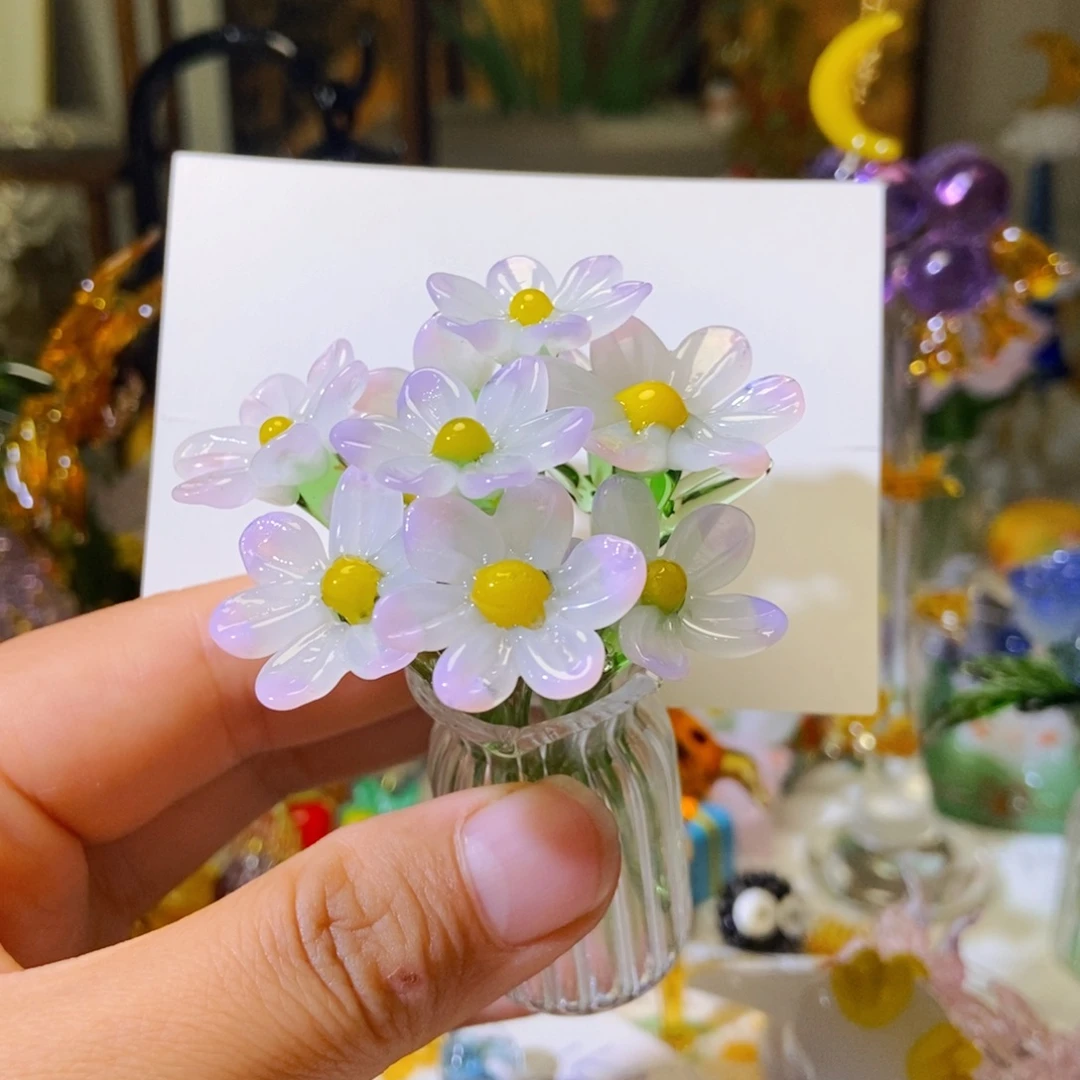 手工艺品琉璃小雏菊