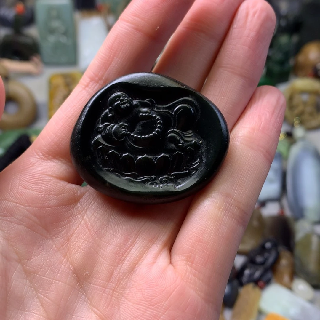 和田玉颈饰未镶嵌