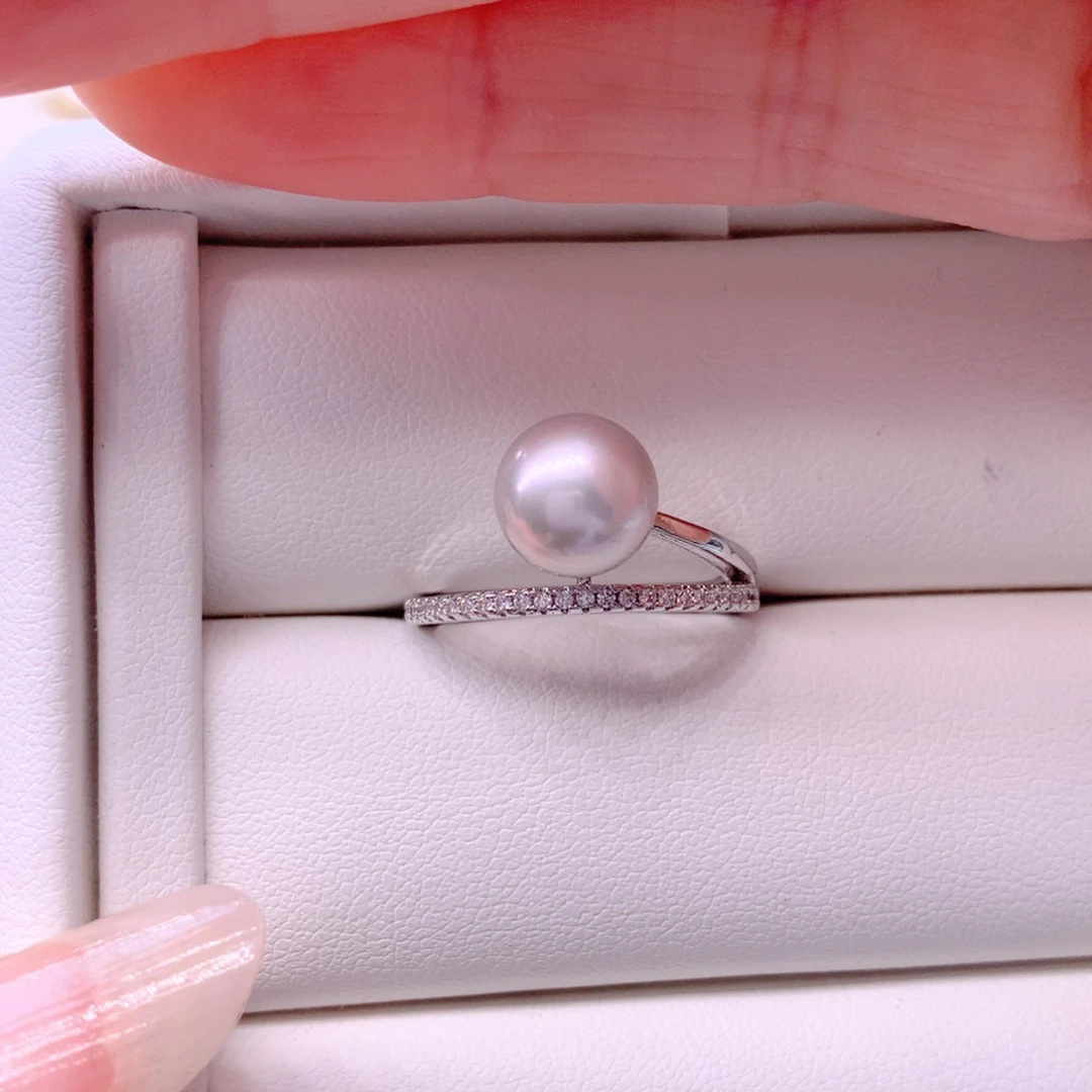 合金淡水珍珠耳饰