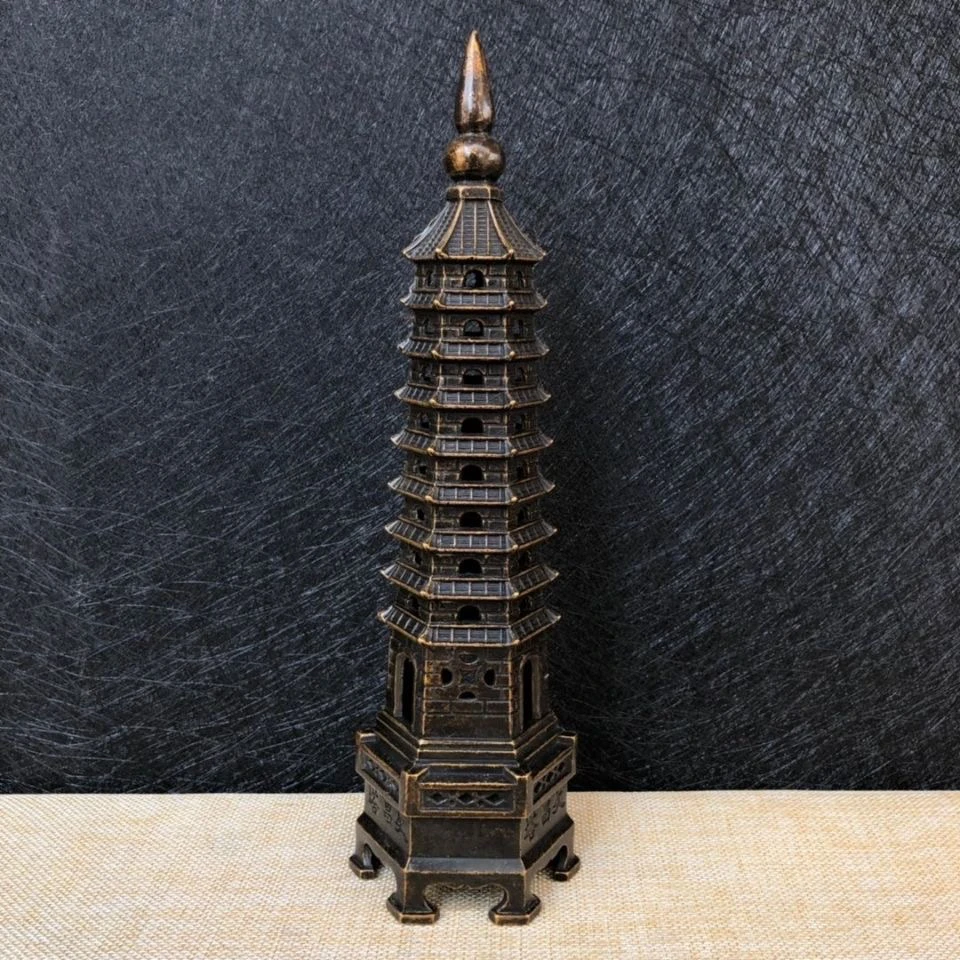 铜小号文昌塔摆件