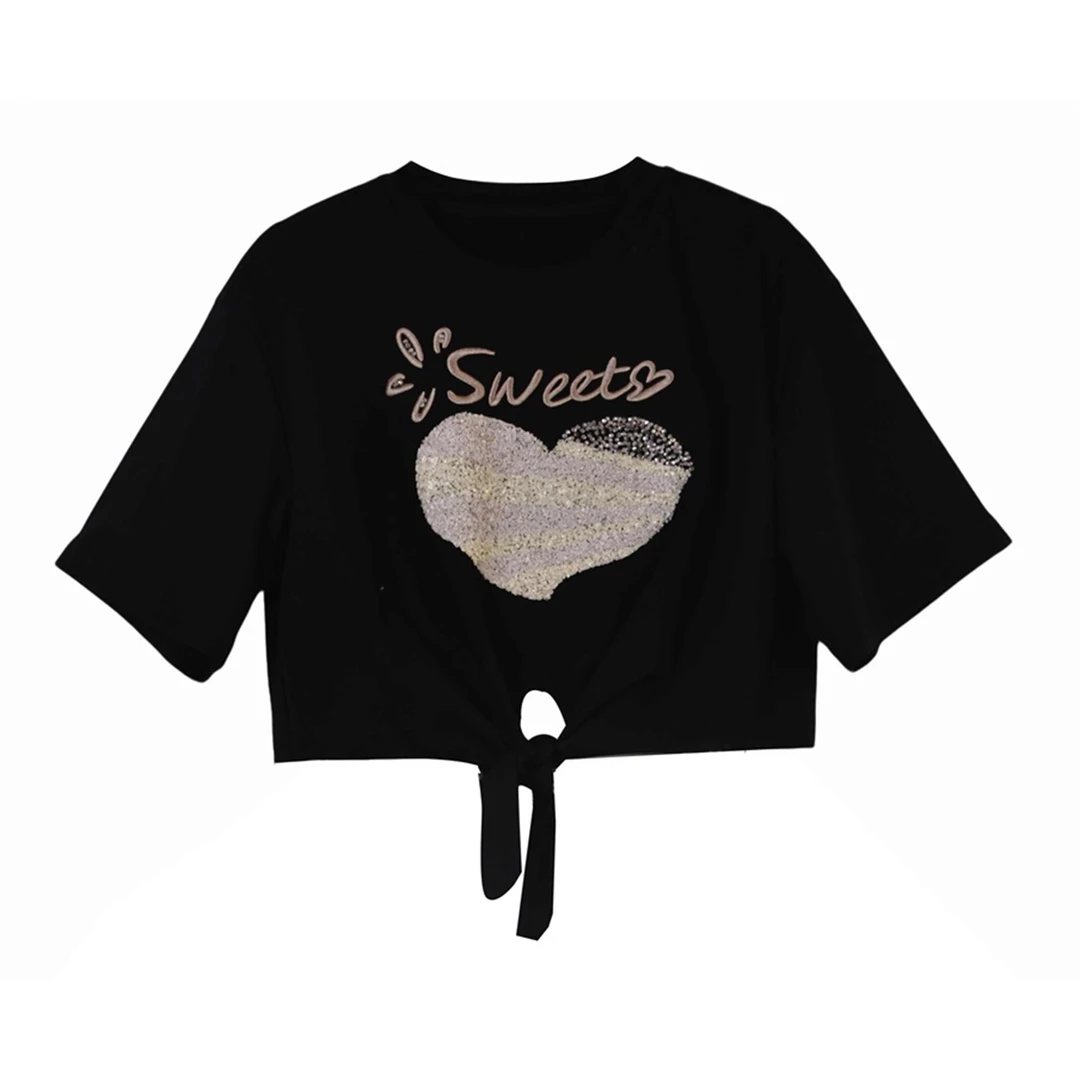 【小铃铛】芭依璐2025夏季新款时尚T恤90T1140