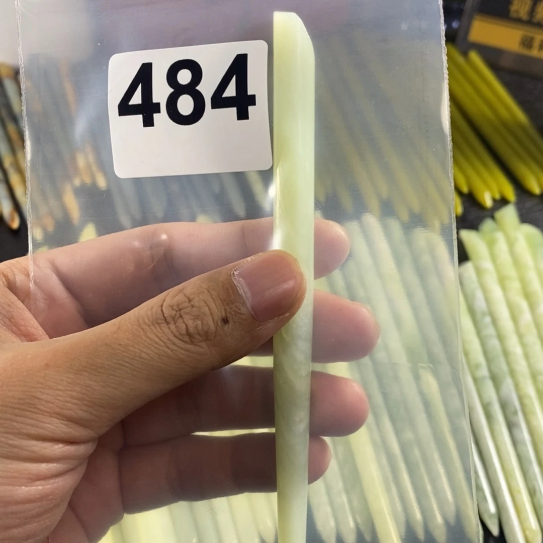 未镶嵌蛇纹石玉发簪