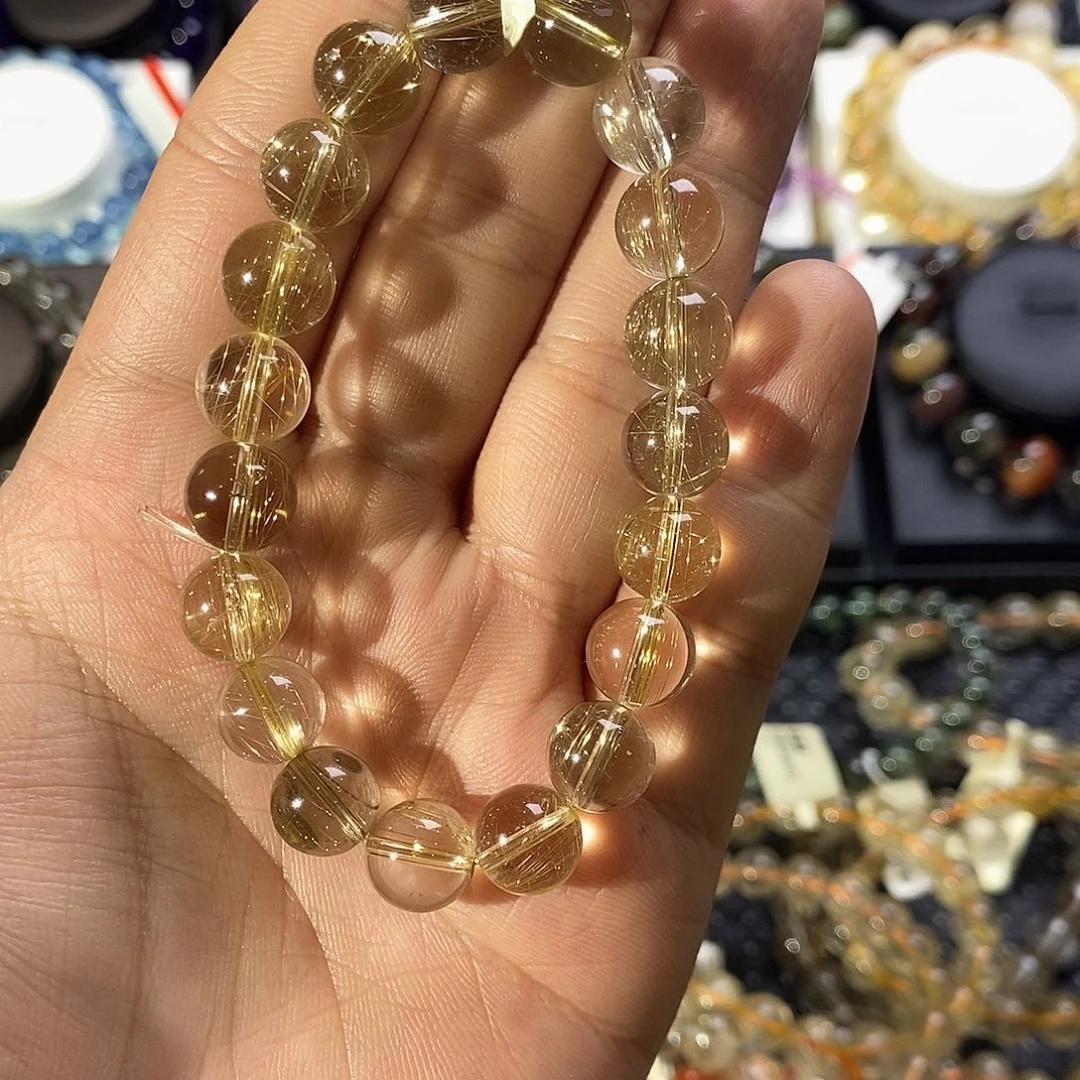 未镶嵌手链水晶金发晶