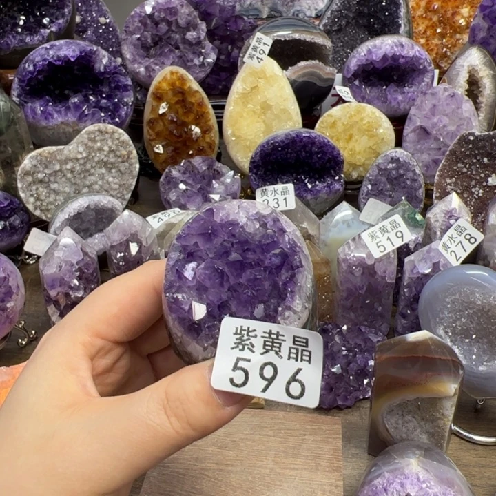 未镶嵌紫晶大型摆件（非配饰）596
