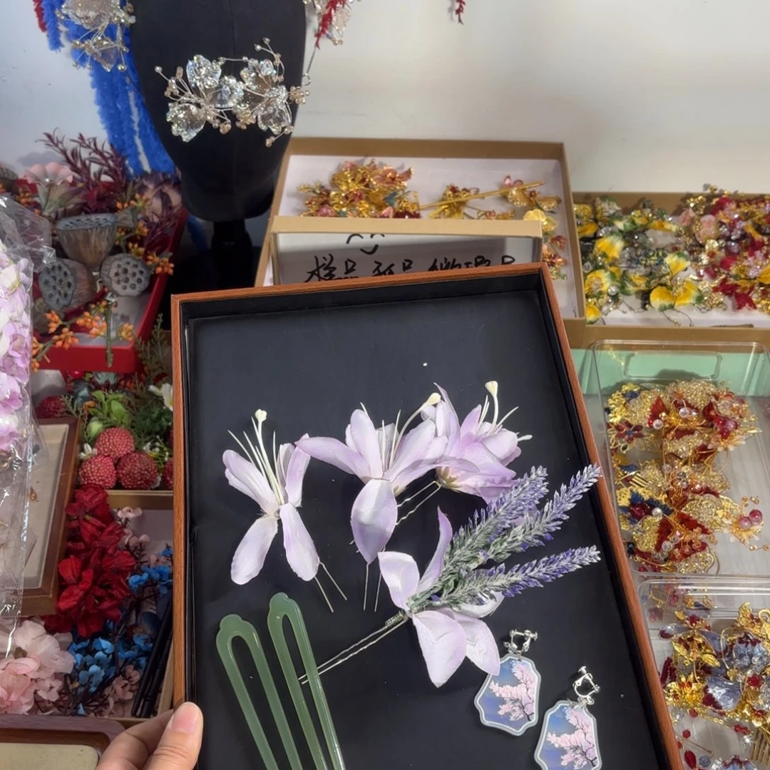 混合材质微瑕样品花花