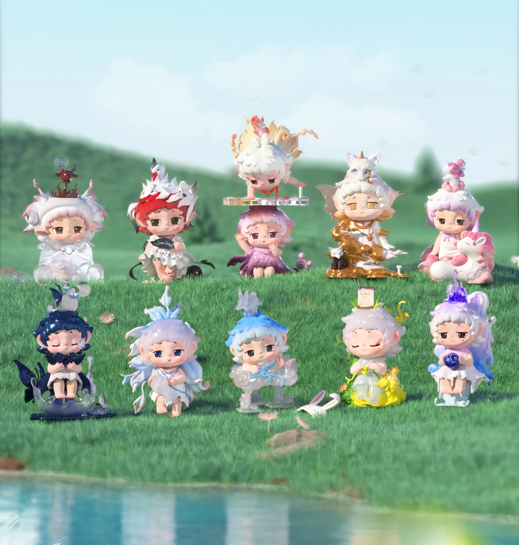 【拆盒】Heyone黑玩FAYA万物发芽系列盲盒-兮兮潮玩摆件盲袋