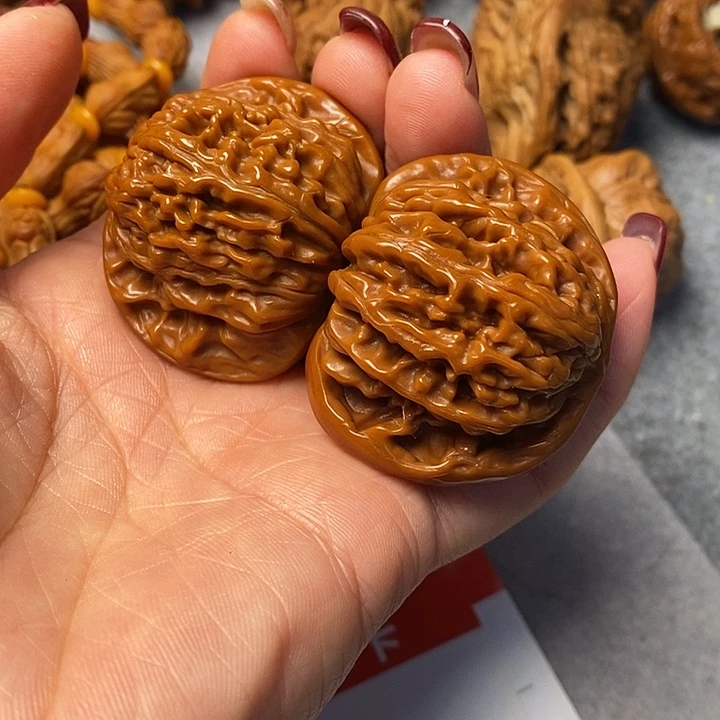 田***歌吊坠文玩核桃四座楼