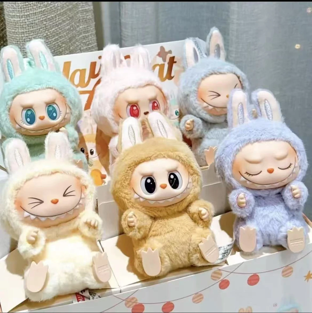 拉布布潮玩明款两娃