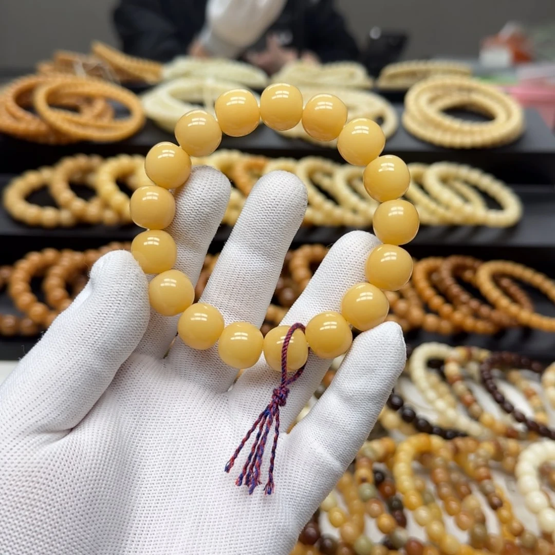 菩提根/象牙果手串卡14 珑珠 10年 微瑕