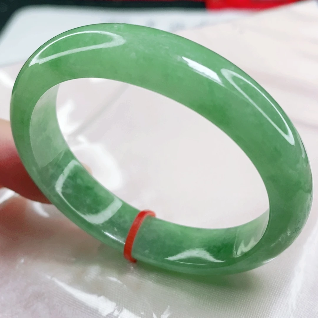 未镶嵌手镯翡翠49.8圈口贵妃