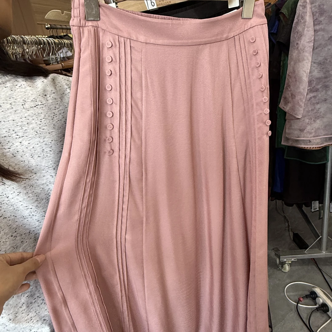 品牌新款桑蚕丝半身裙  52633