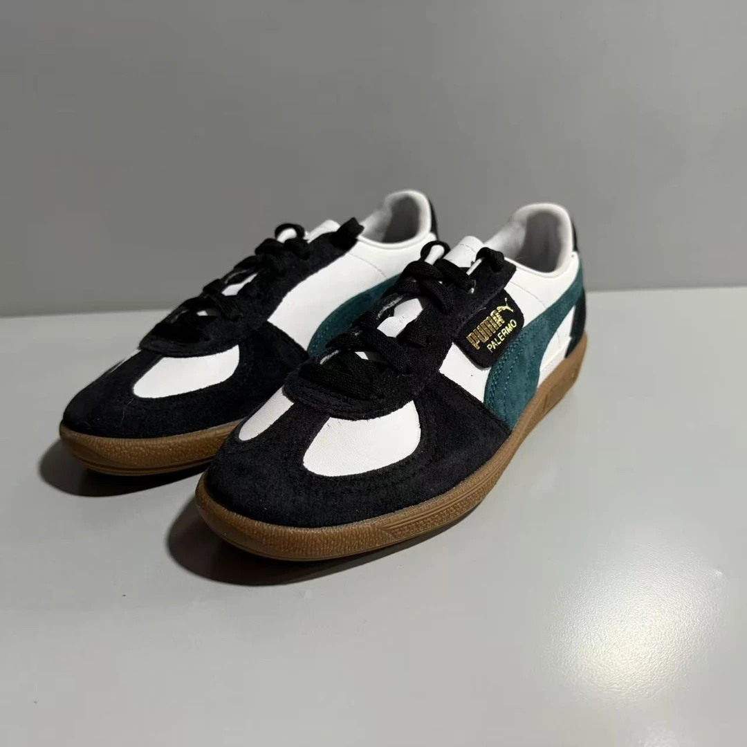 PUMA/彪马Palermo 潮流百搭 低帮 休闲鞋 男女同款白黑绿 无盒