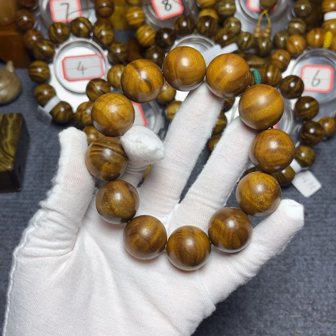 手串/手链楠木（金丝楠）红油底2.0水波39