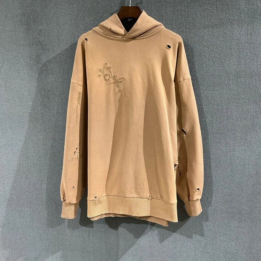 95新 Acne studio （pm）刺绣破坏帽衫卫衣 xxs码/6080