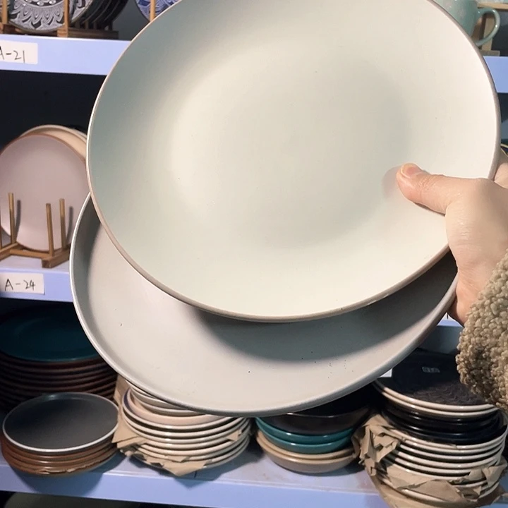 瓷2只高温釉下彩陶瓷餐具