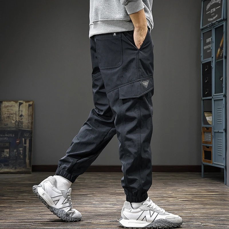 MR.MUDI/穆迪先生2025秋季新款口袋工装休闲裤男美式复古潮流机能