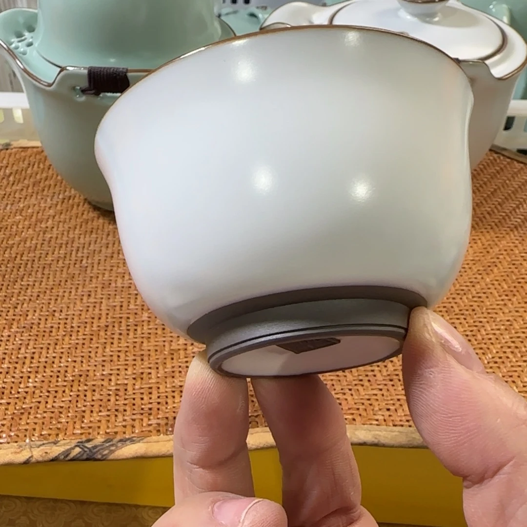 瓷片开播浮力，小微瑕。