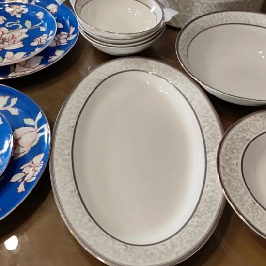 陶瓷鱼盘微瑕特价出不退换