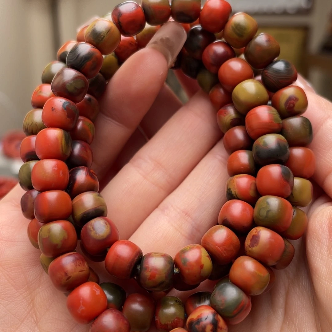 南红玛瑙手链未镶嵌