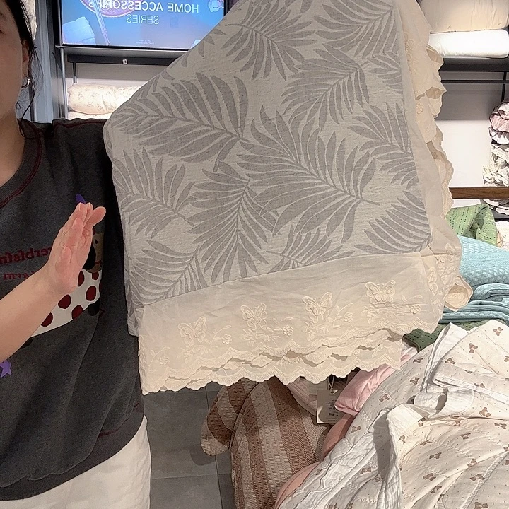 棉貂毛棉花双人夏被
