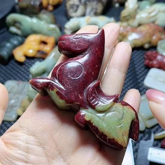 白玉菩提吊坠摆件