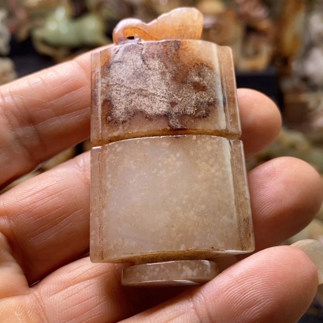 颈饰未镶嵌和田玉（青玉）韩*