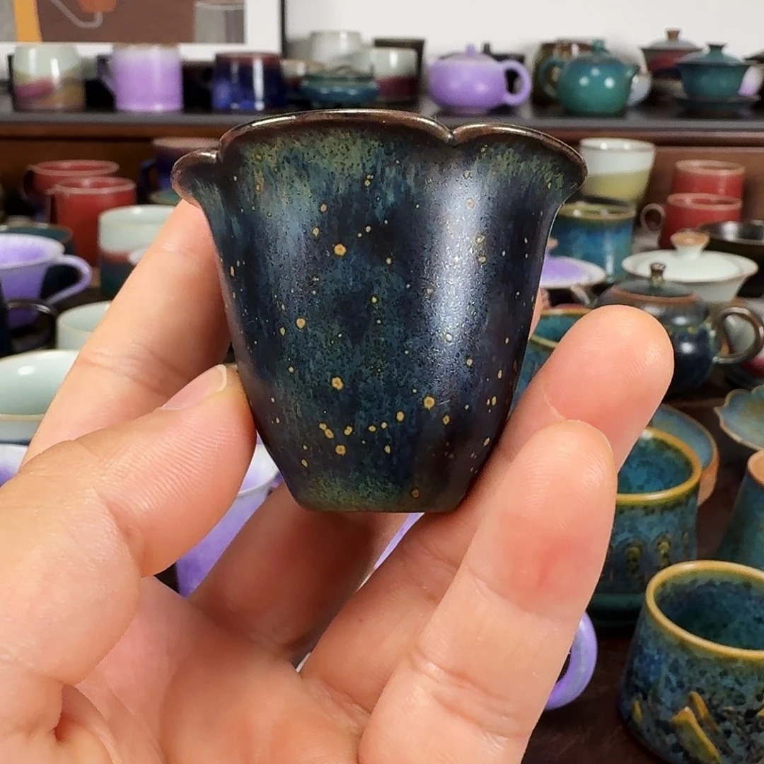 萤火虫釉花口杯任晓飞老师