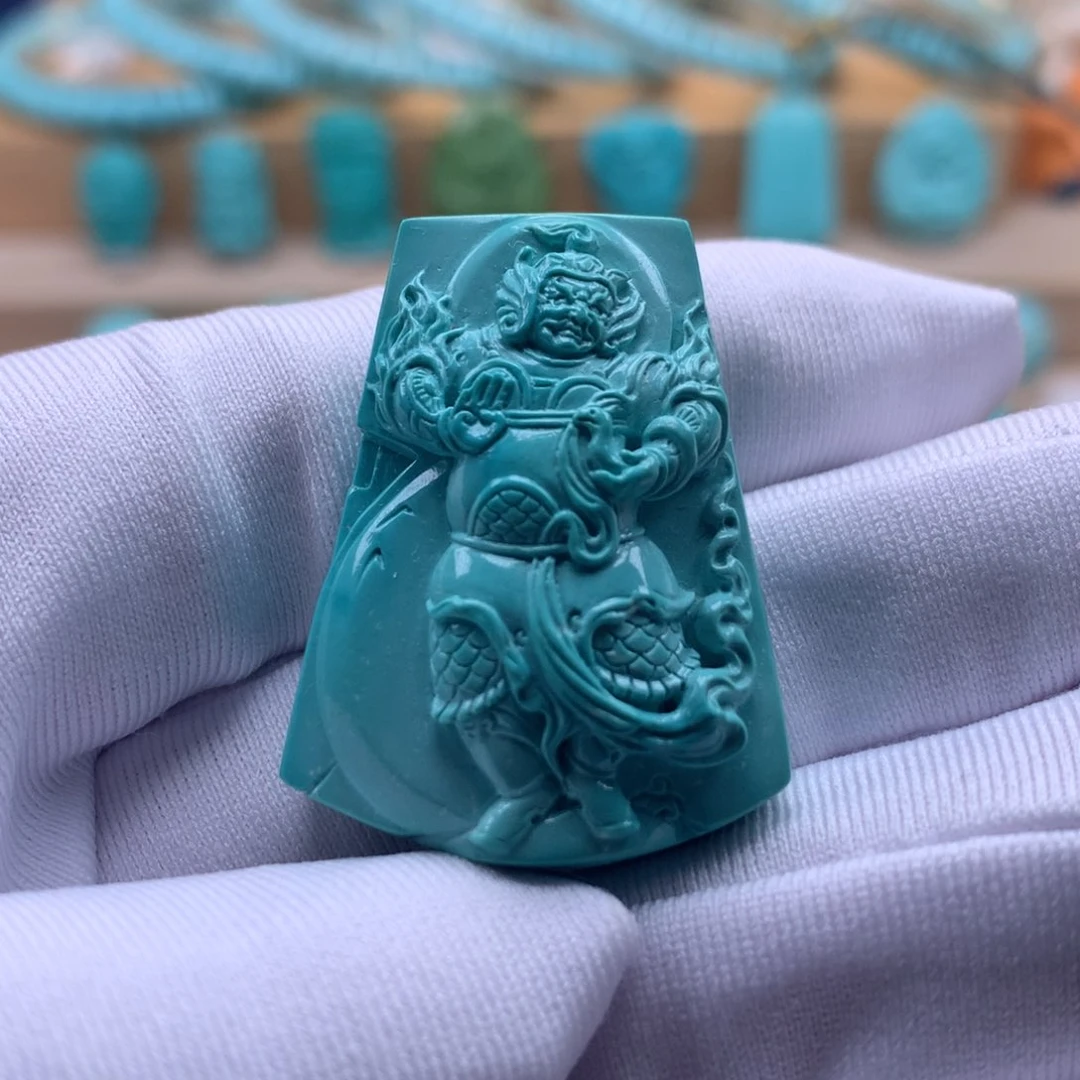 未镶嵌绿松石珠宝奇石