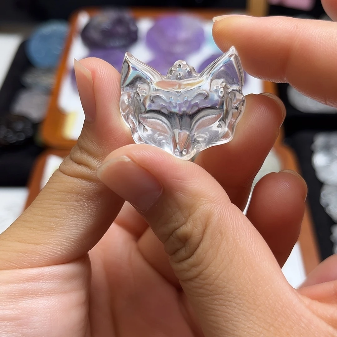 颈饰银S925镶嵌水晶?***?白水面具18