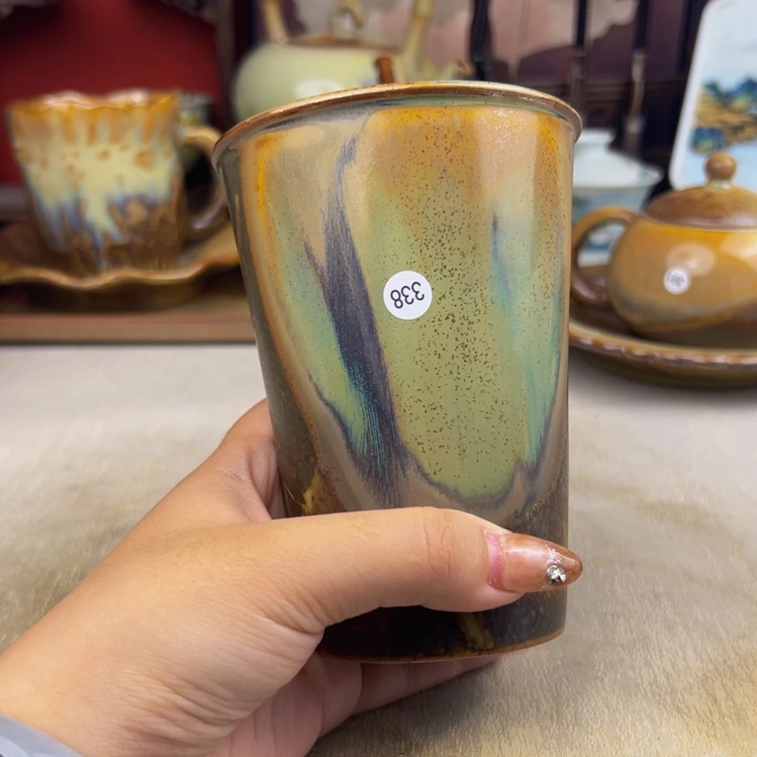 杯纯手工柴烧主人杯